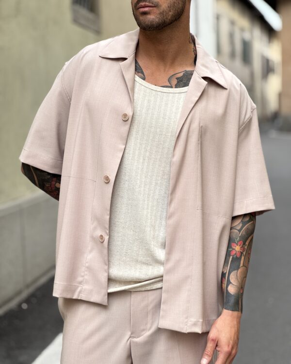 Camicia Grosseto cipria