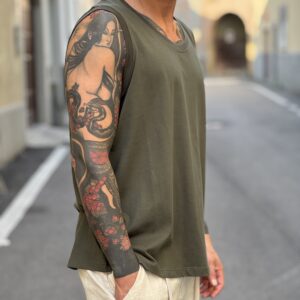Canotta verde