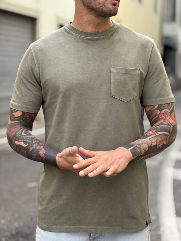 T-shirt strecht military - immagine 2