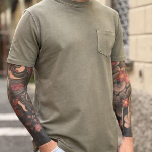 T-shirt strecht military