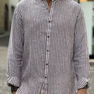 Camicia riviera coffee