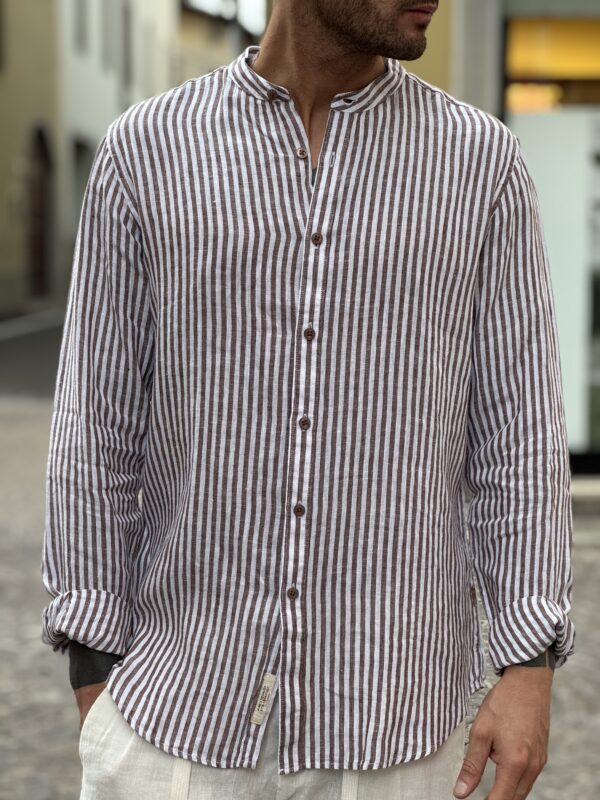 Camicia riviera coffee
