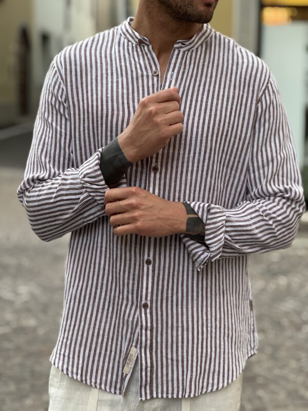 Camicia riviera coffee - immagine 3