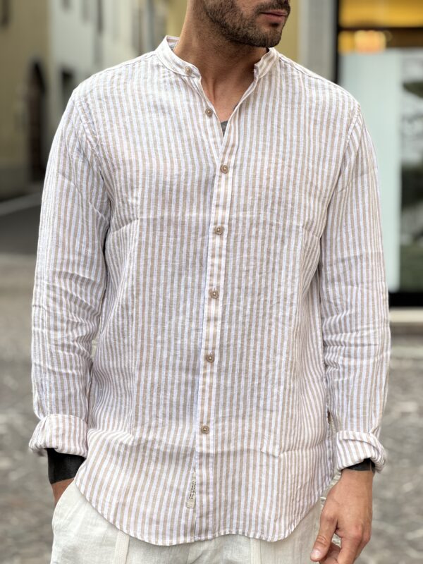 Camicia riviera beige