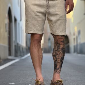 Bermuda in lino sand
