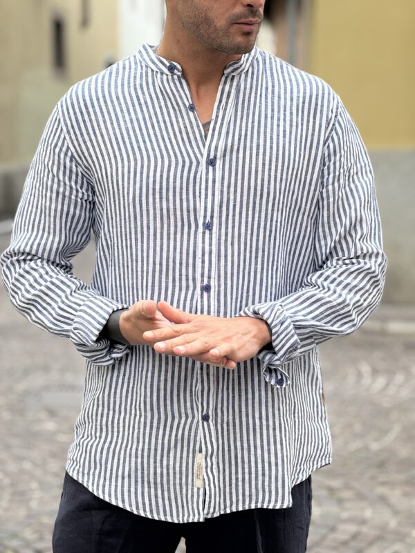 Camicia riviera blu - immagine 3
