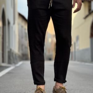 Pantalaccio in lino black