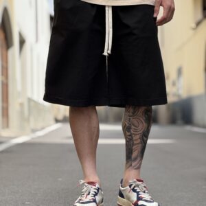 Bermuda oversize nero